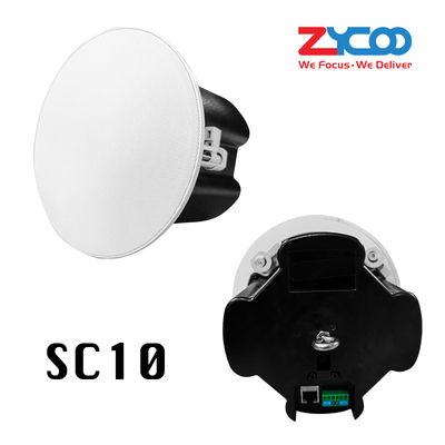 Hệ thống loa IP PA được kích hoạt SIP Loa trần 10W trong nhà Bệnh viện 100db Trường học