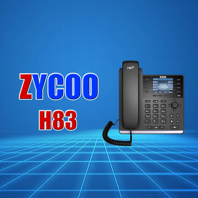 Điện thoại bàn VoIP 10/100Mbps DC 5V PoE Hỗ trợ Điện thoại bàn 4 Line